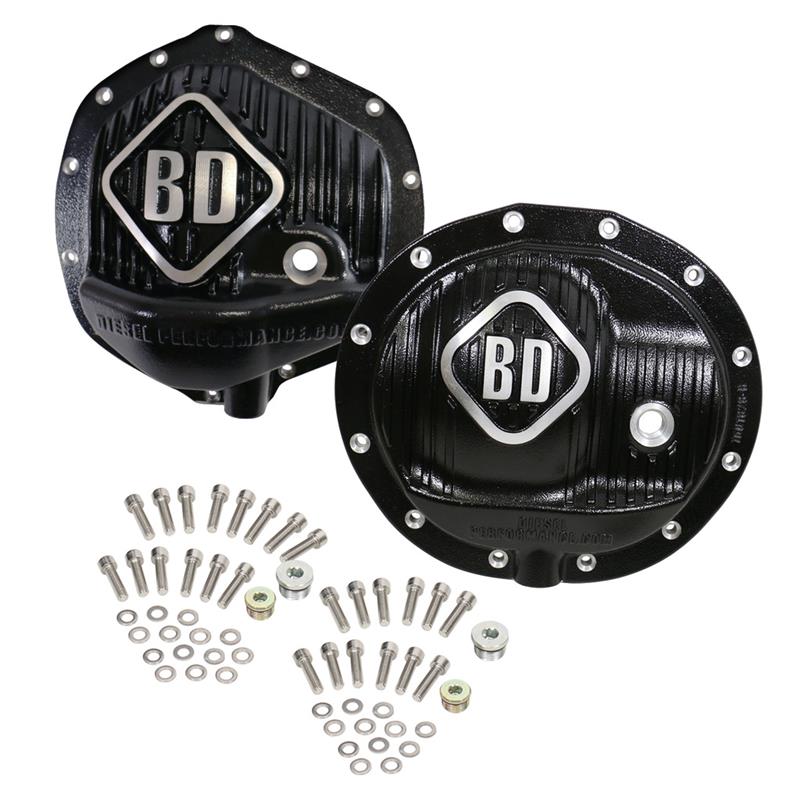 Ram 3500 Differential Cover Pack - Front + Rear - BD Diesel - BD Dodge Front AA 12-9.25 & Rear AA 14-11.5 - `13-`18
